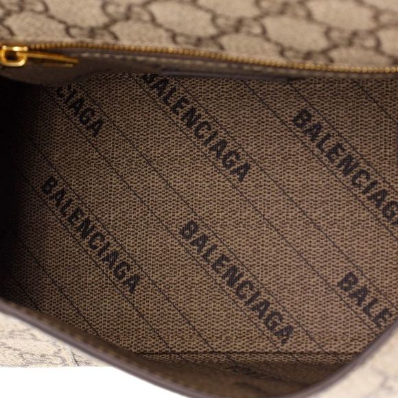 Gucci x Balenciaga The Hacker Project Hourglass Top Handle Bag GG Coated Canvas - Picture 6 of 7